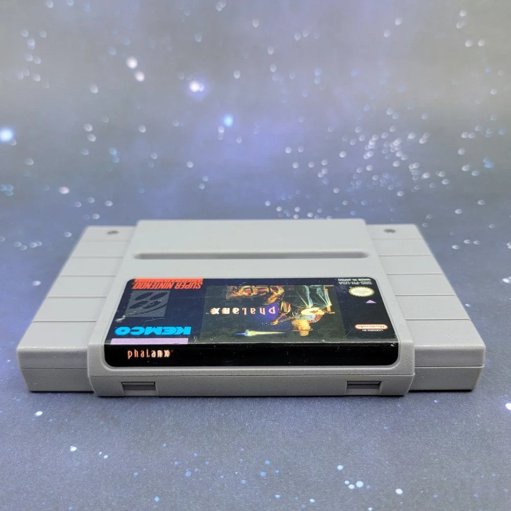 Phalanx Nintendo SNES Super Nintendo Game Cartridge SNS-PH-USA Kemco Shooter
